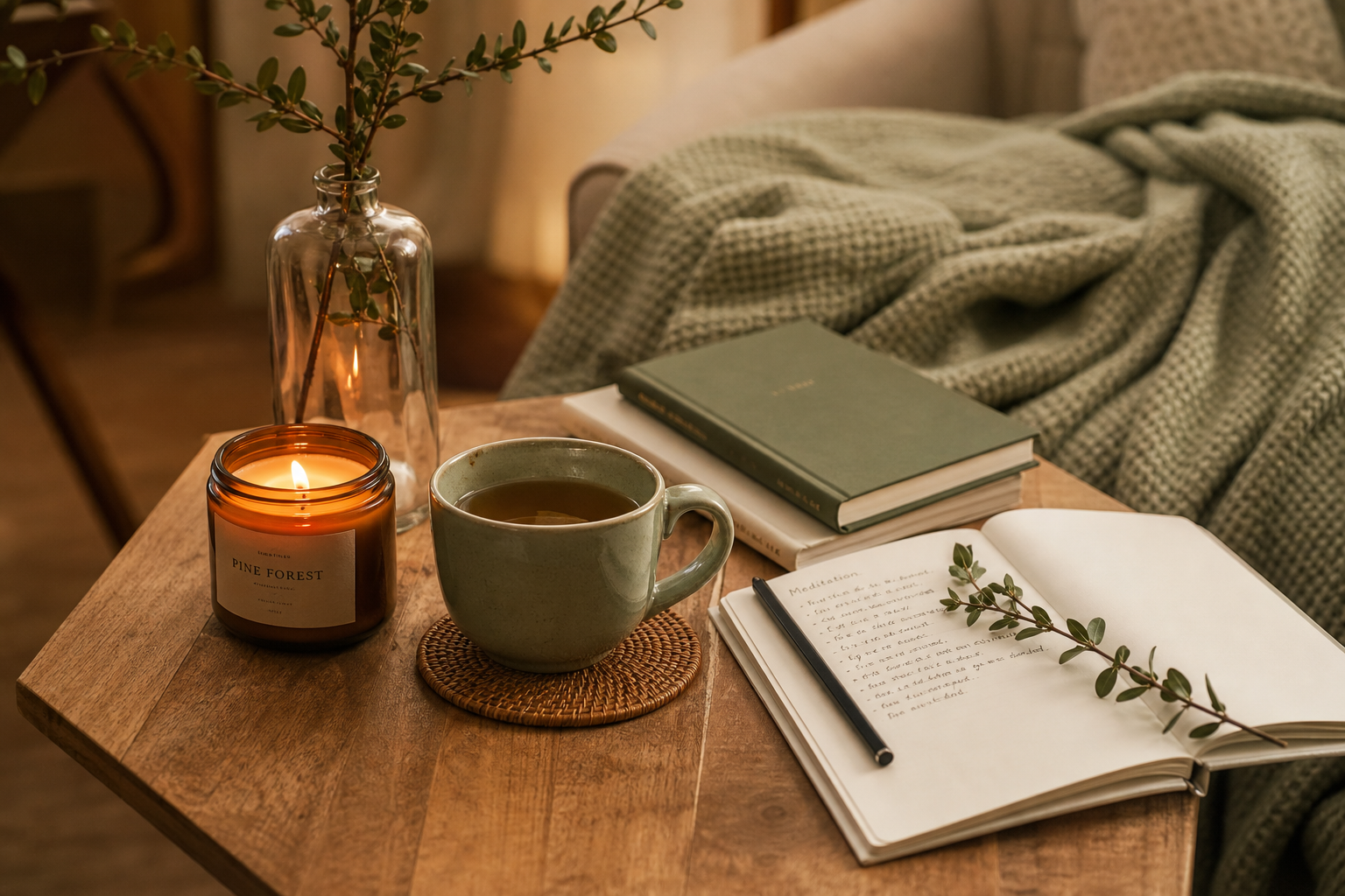 Antiageeliminate calm evening workspace